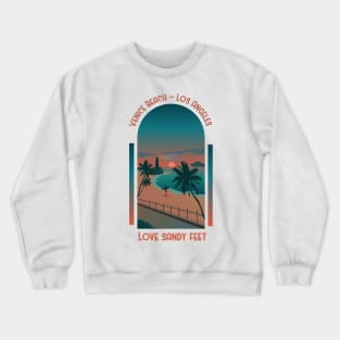 Los Angeles Love Sandy Feet Crewneck Sweatshirt